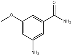 3-aMino-5-MethoxybenzaMide Structure