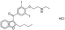 Desethyl Amiodarone Hydrochloride Structure