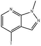 1H-Pyrazolo[3,4-b]pyridine, 4-iodo-1-methyl- 구조식 이미지