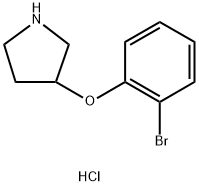 3-(2-BROMOPHENOXY)PYRROLIDINE HYDROCHLORIDE Structure