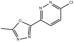 3-Chloro-6-(5-methyl-1,3,4-oxadiazol-2-yl)pyridazine Structure