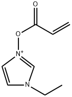 1H-Imidazolium,  1-ethyl-3-[(1-oxo-2-propen-1-yl)oxy]- Structure