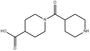 1-(4-PIPERIDINYLCARBONYL)-4-PIPERIDINECARBOXYLIC ACID Structure