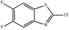 2-CHLORO-5,6-DIFLUOROBENZOTHIAZOLE Structure