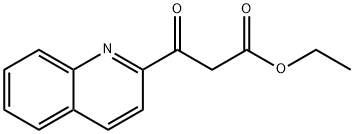 ethyl 3-oxo-3-(quinolin-2-yl)propanoate Structure