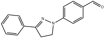 4-(3-PHENYL-4,5-DIHYDRO-PYRAZOL-1-YL)-BENZALDEHYDE Structure