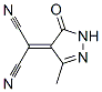 Propanedinitrile,  (1,5-dihydro-3-methyl-5-oxo-4H-pyrazol-4-ylidene)-  (9CI) 구조식 이미지