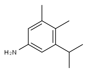 4,5-Dimethyl-3-(1-methylethyl)benzenamine Structure