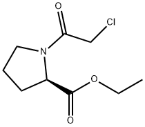 1-(CHLOROACETYL)-D-PROLINE ETHYL ESTER Structure