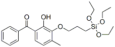 METHANONE, 2-HYDROXY-4-(2-PROPENYLOXY)PHENYL)PHENYL-, REACTION PRODUCTS WITH TRIETHOXYSILANE Structure