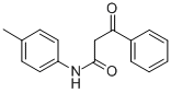 N-(4-METHYLPHENYL)-BETA-OXO-BENZENEPROPANAMIDE Structure