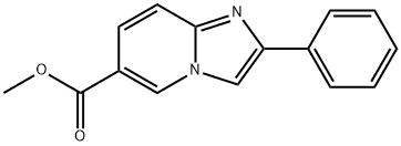 METHYL 2-PHENYLIMIDAZO[1,2-A]PYRIDINE-6-CARBOXYLATE Structure
