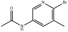 N-(6-Bromo-5-methylpyridin-3-yl)acetamide Structure