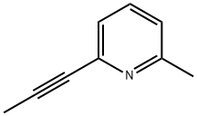 Pyridine, 2-methyl-6-(1-propynyl)- (9CI) Structure