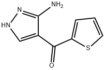 (3-AMINOPYRAZOL-4-YL)(2-THIENYL)METHANONE Structure