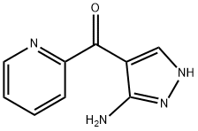 (3-AMino-1H-피라졸-4-yl)(피리딘-2-일)메탄온 구조식 이미지