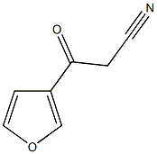 3-(3-furyl)-3-oxopropanenitrile 구조식 이미지