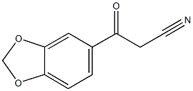 3-(1,3-benzodioxol-5-yl)-3-oxopropanenitrile 구조식 이미지