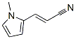 2-Propenenitrile,3-(1-methyl-1H-pyrrol-2-yl)-,(E)-(9CI) Structure