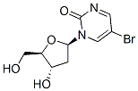 1-(2-deoxy-beta-ribofuranosyl)-5-bromo-2-pyrimidinone Structure