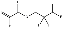 2,2,3,3-TETRAFLUOROPROPYL 2-FLUOROACRYLATE Structure