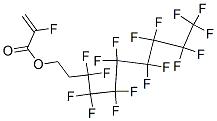 2-Fluoroacrylic acid 3,3,4,4,5,5,6,6,7,7,8,8,9,9,10,10,10-heptadecafluorodecyl ester Structure