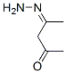 2,4-Pentanedione, monohydrazone (9CI) Structure