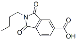 2-BUTYL-1,3-DIOXO-2,3-DIHYDRO-1H-ISOINDOLE-5-CARBOXYLIC ACID Structure