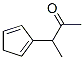 2-Butanone, 3-(1,4-cyclopentadien-1-yl)- (9CI) Structure