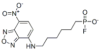 (7-nitrobenz-2-oxa-1,3-diazol-4-yl)aminopentylmethylphosphonofluoridate Structure