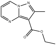 에틸2-메틸피라졸로[1,5-A]피리미딘-3-카복실레이트 구조식 이미지
