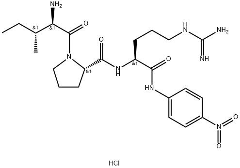 D-ILE-PRO-ARG P-NITROANILIDE DIHYDROCHLORIDE Structure