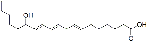 14-hydroxy-7,10,12-nonadecatrienoic acid Structure