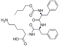 butyloxycarbonyl-phenylalanyl-phenylalanyl-lysine Structure