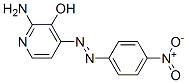 2-Amino-4-[(4-nitrophenyl)azo]pyridin-3-ol Structure