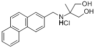 1,3-프로판디올,2-메틸-2-((2-페난트레닐메틸)아미노)-,하이드로클로로라이드 구조식 이미지