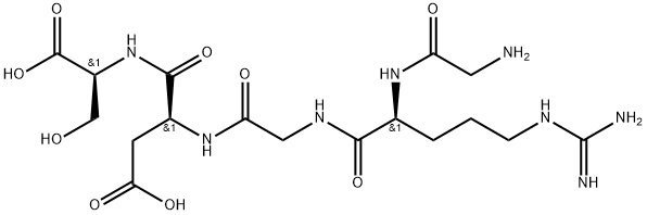 GLY-ARG-GLY-ASP-SER 구조식 이미지