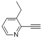 피리딘,3-에틸-2-에티닐-(9Cl) 구조식 이미지