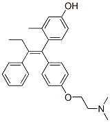 2-methyl-4-hydroxytamoxifen Structure