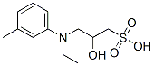 N-ethyl-N-(2-hydroxy-3-sulfopropyl)-3-toluidine Structure