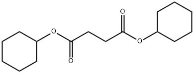 SuccinicAcidDicyclohexylEster Structure