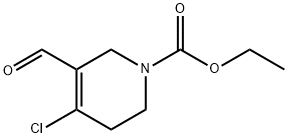 ethyl 4-chloro-3-formyl-5,6-dihydro-2H-pyridine-1-carboxylate 구조식 이미지