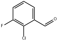 2-CHLORO-3-FLUOROBENZALDEHYDE Structure