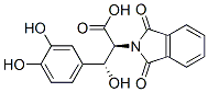 (2S,3R)-3-(3,4-Dihydroxyphenyl)-3-hydroxy-2-(1,3-dihydro-1,3-dioxo-2H-isoindol-2-yl)propionic acid Structure