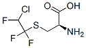 S-(2-chloro-1,1,2-trifluoroethyl)cysteine Structure