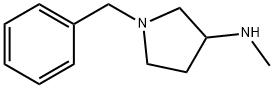 1-BENZYL-3-(METHYLAMINO)PYRROLIDINE Structure