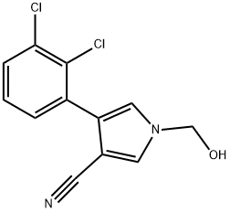 4-(2,3-DICHLOROPHENYL)-1-(HYDROXYMETHYL)-1H-PYRROLE-3-CARBONITRILE Structure