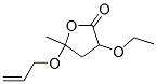 5-(allyloxy)-3-ethoxydihydro-5-methylfuran-2(3H)-one Structure