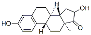 (8R,9S,13S,14S)-3,16-dihydroxy-13-methyl-7,8,9,11,12,14,15,16 octahydro-6H-cyclopenta[a]phenanthren-17-one Structure