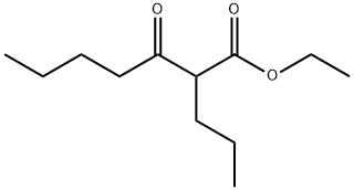 -Oxo-a-propylenanthic Acid Ethyl Ester Structure